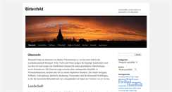 Desktop Screenshot of bittenfelder.com